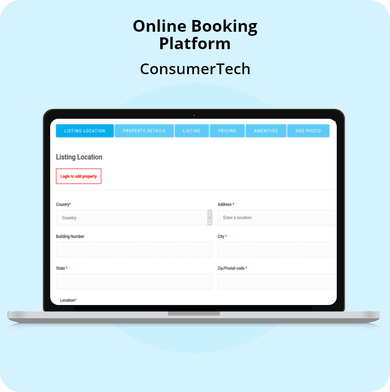Online Booking Platform