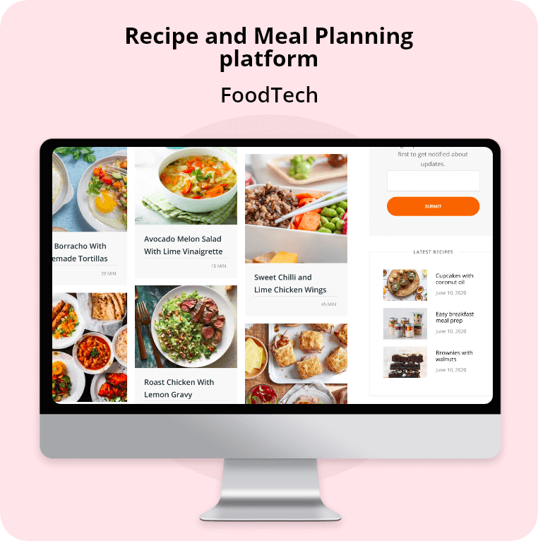 Recipe and Meal Planning platform